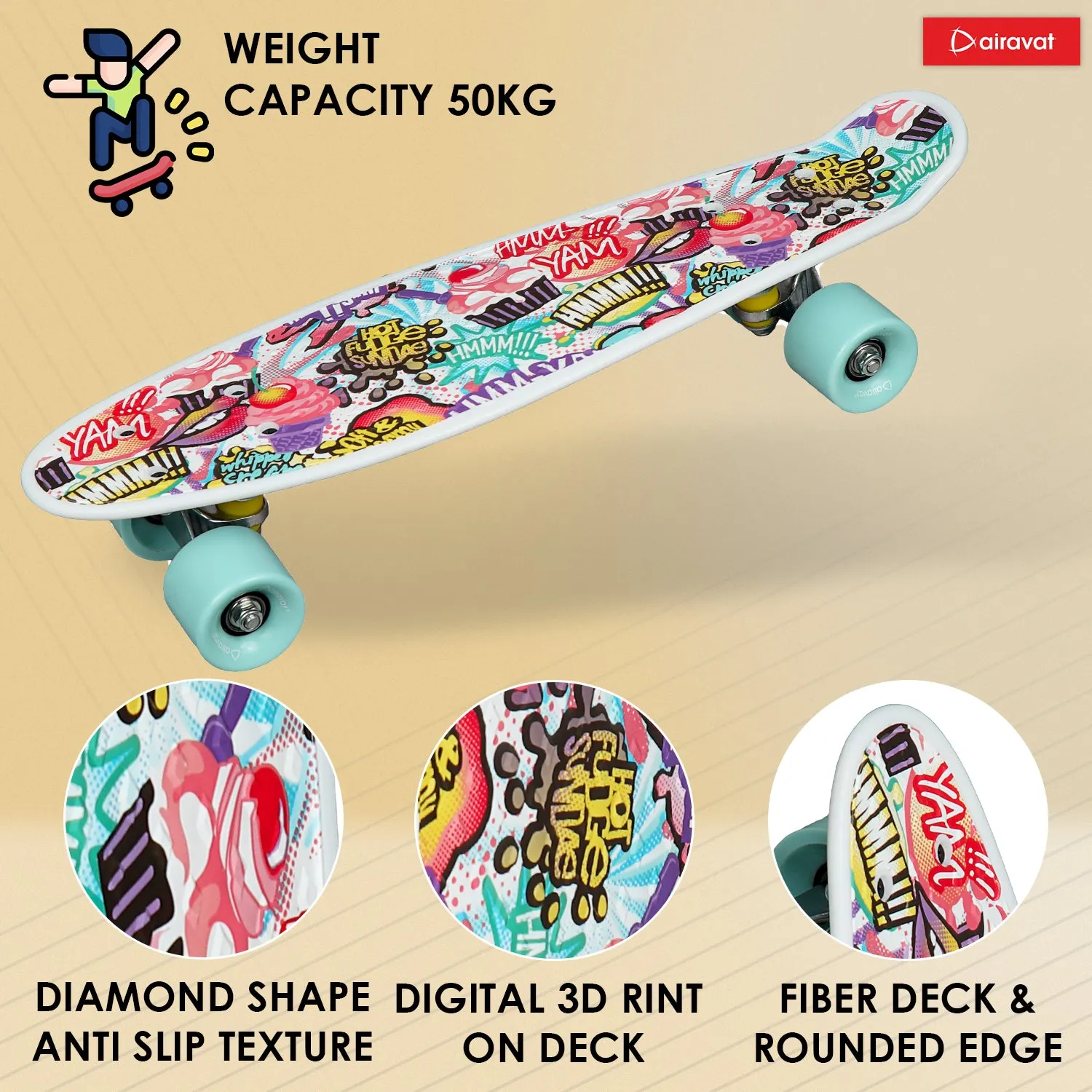 ASTRO 7811 SKATEBOARD (SMALL)
