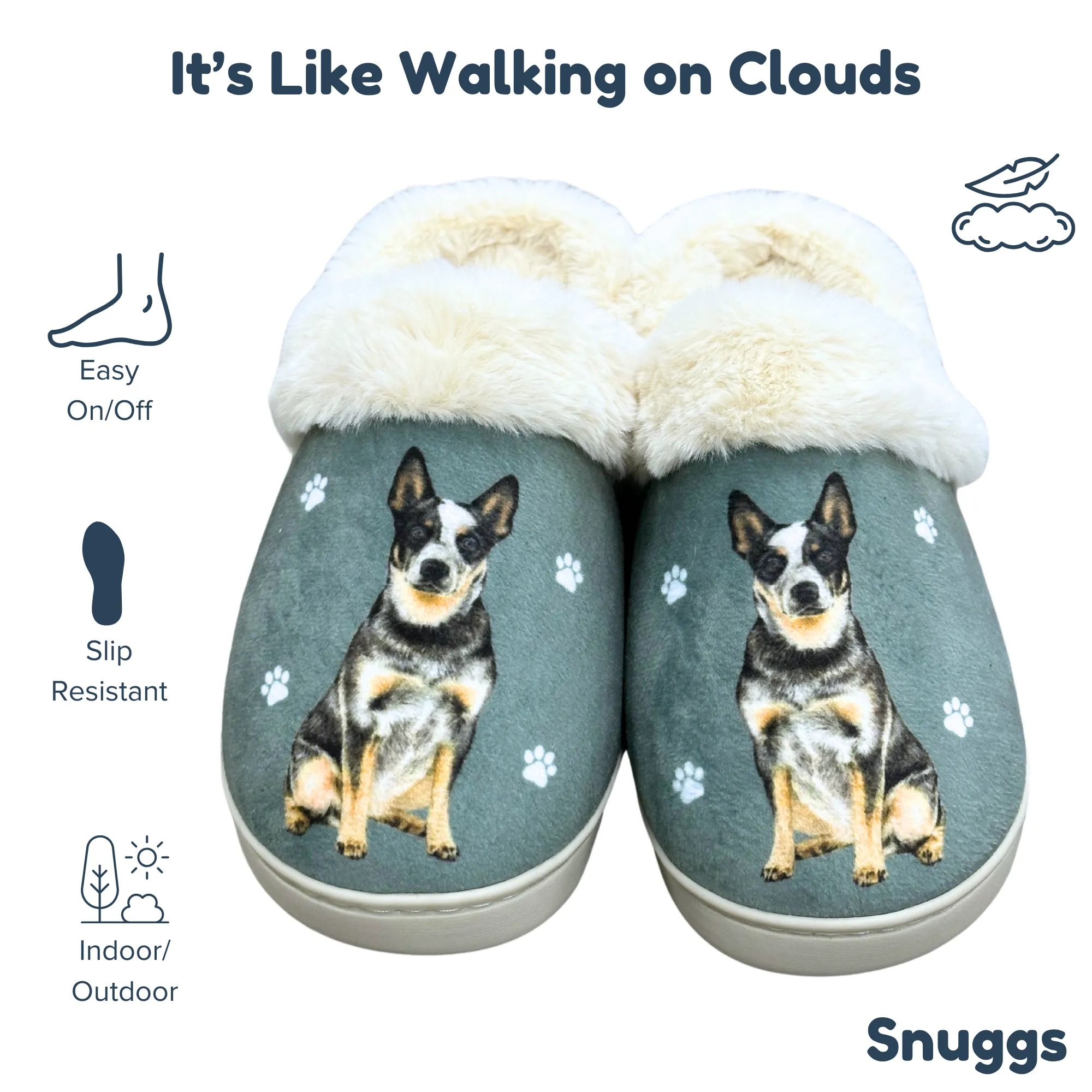 Australian Cattle Dog Snuggs Slipper
