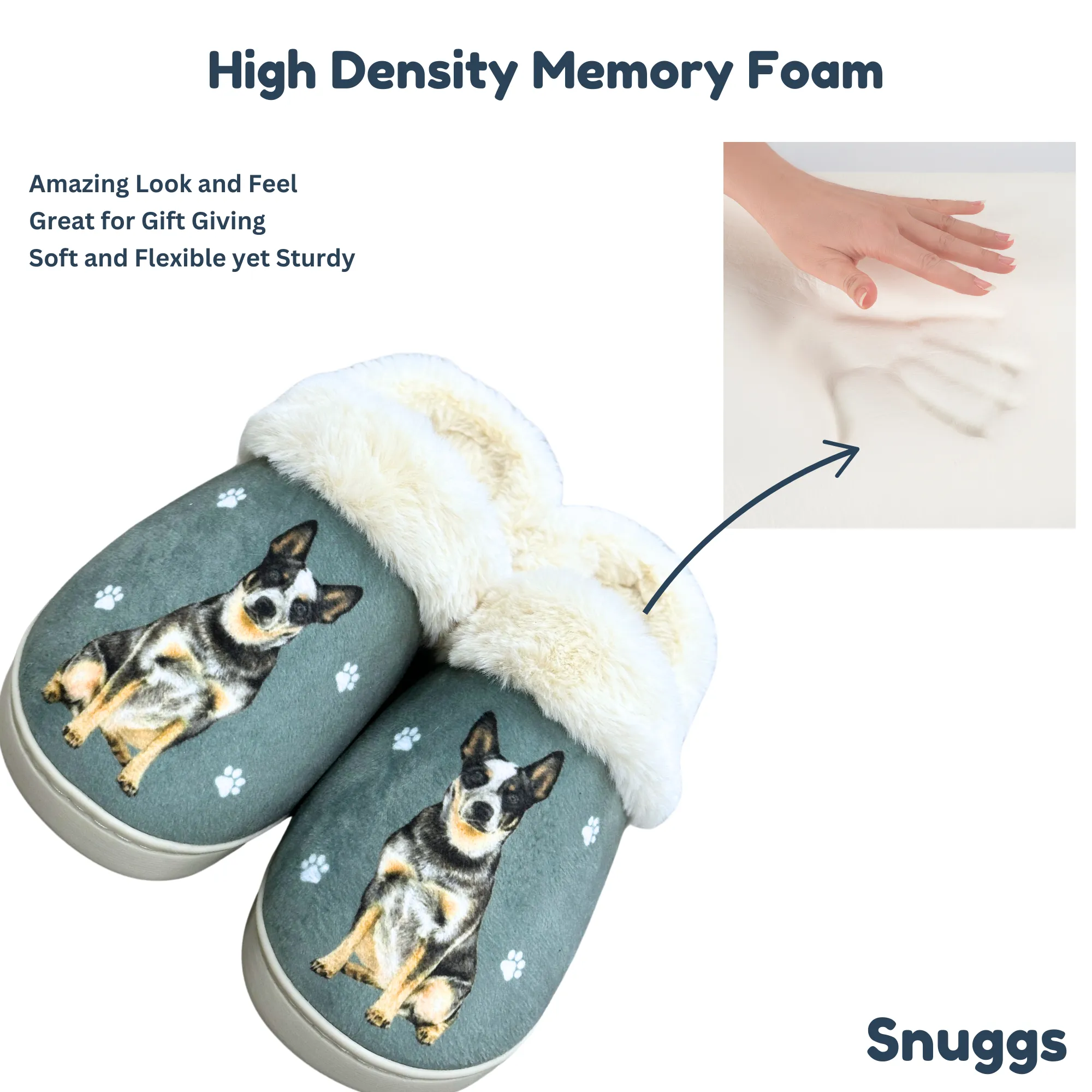 Australian Cattle Dog Snuggs Slipper
