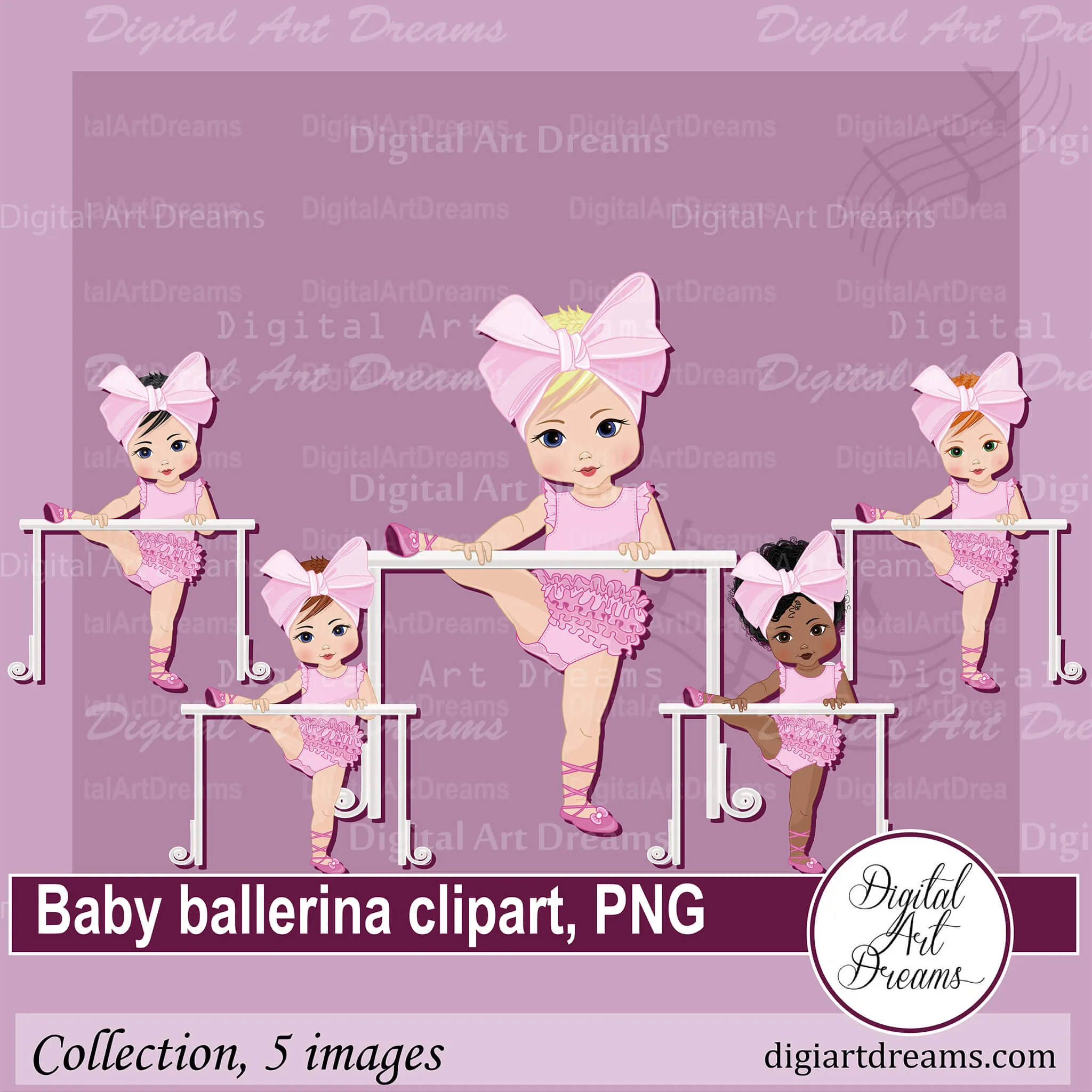Baby Ballerina Clipart