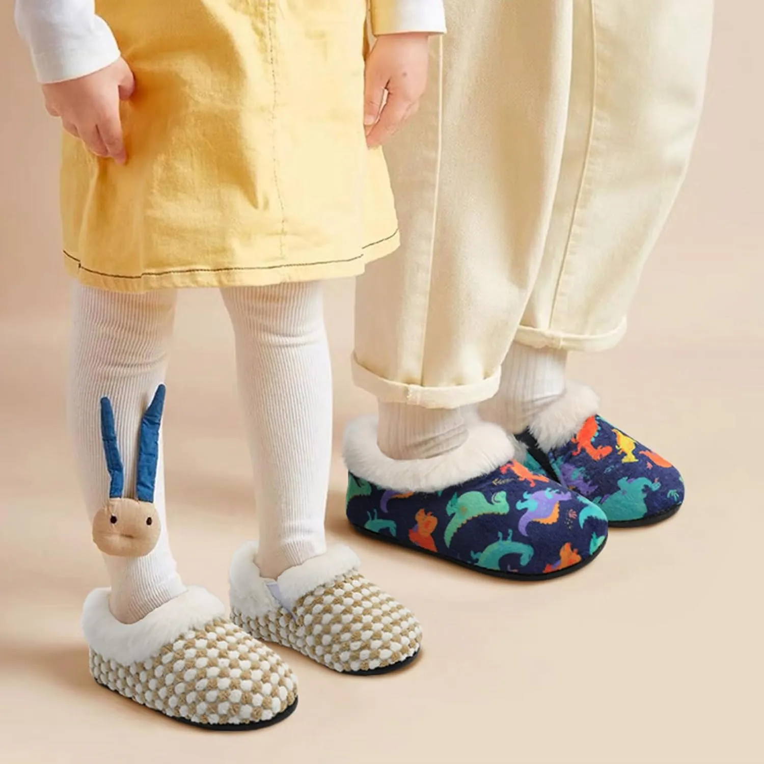 Centipede Demon Toddler Slippers for Boys Girls Slip on Kids Baby Toddlers House Shoes Lightweight Barefoot Furry Sock Shoes Indoor Outdoor Warm Walking Shoe