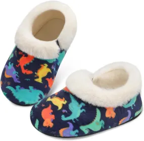 Centipede Demon Toddler Slippers for Boys Girls Slip on Kids Baby Toddlers House Shoes Lightweight Barefoot Furry Sock Shoes Indoor Outdoor Warm Walking Shoe