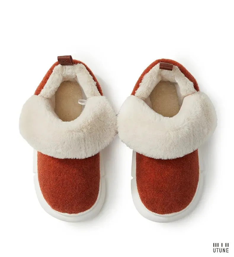 Faux Fur Lined Indoor Slippers
