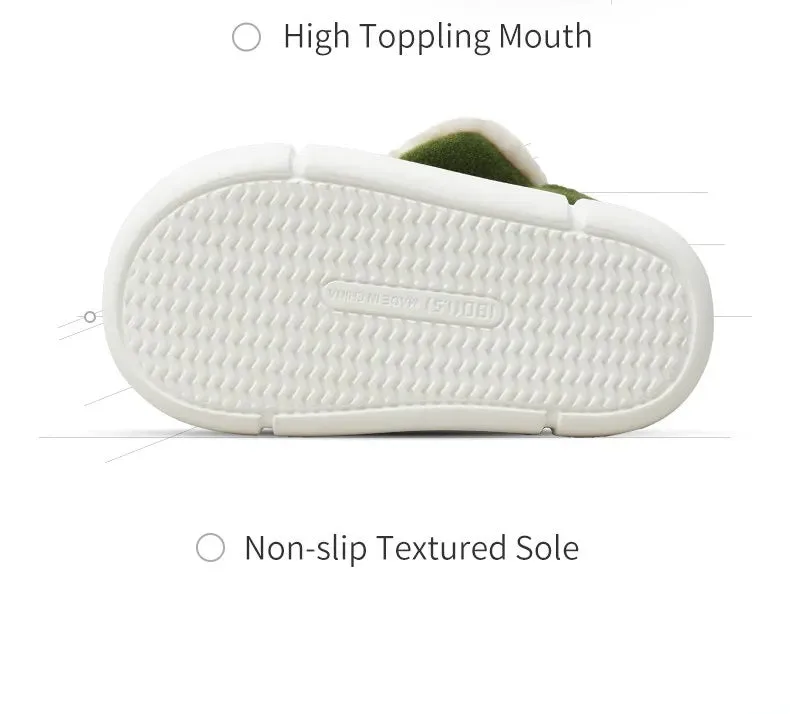 Faux Fur Lined Indoor Slippers