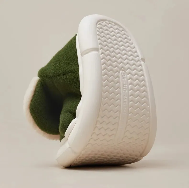 Faux Fur Lined Indoor Slippers