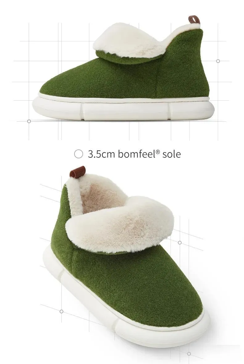 Faux Fur Lined Indoor Slippers