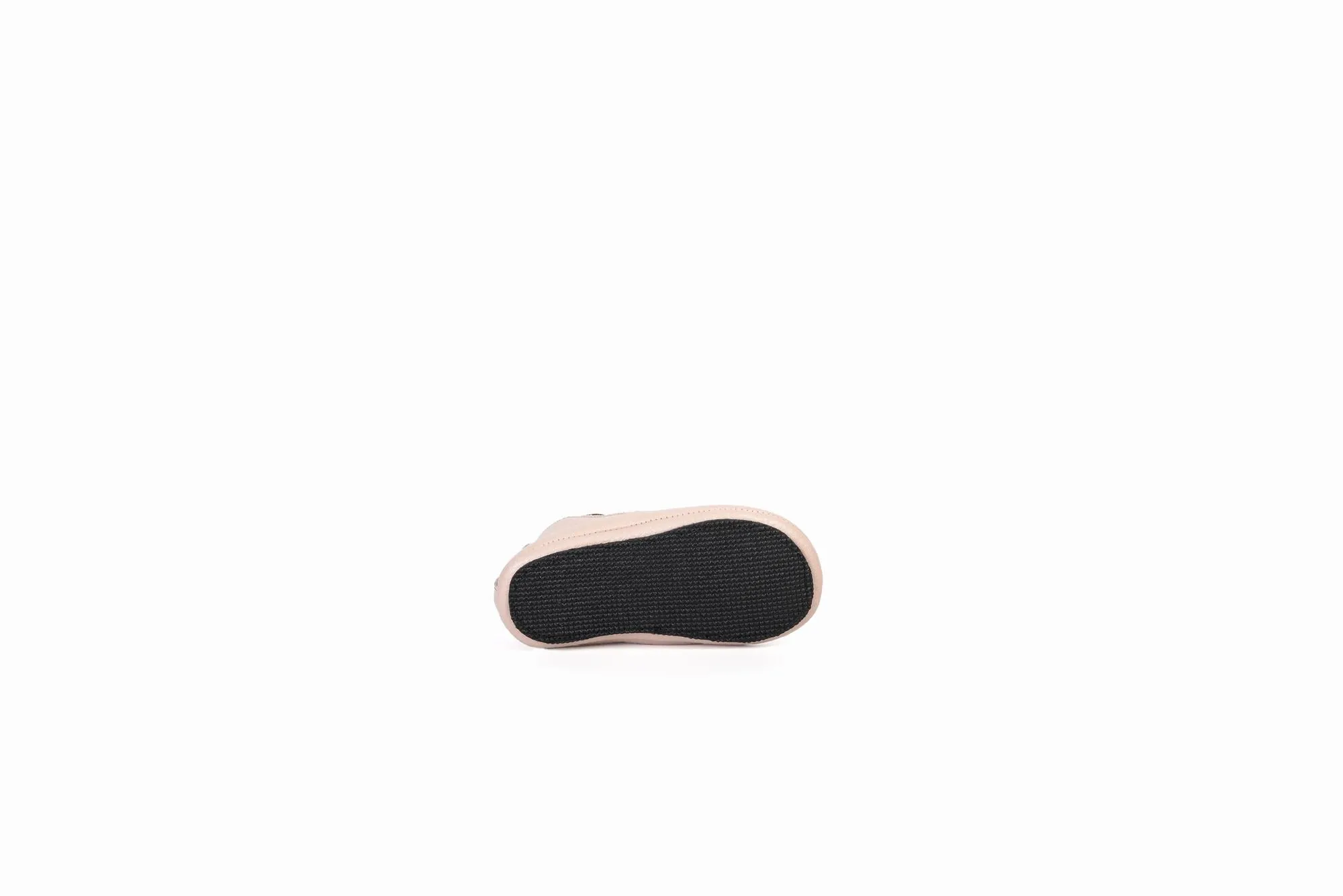 FOOT FEDERATION BABIES' LEATHER SHOE POWDER PINK