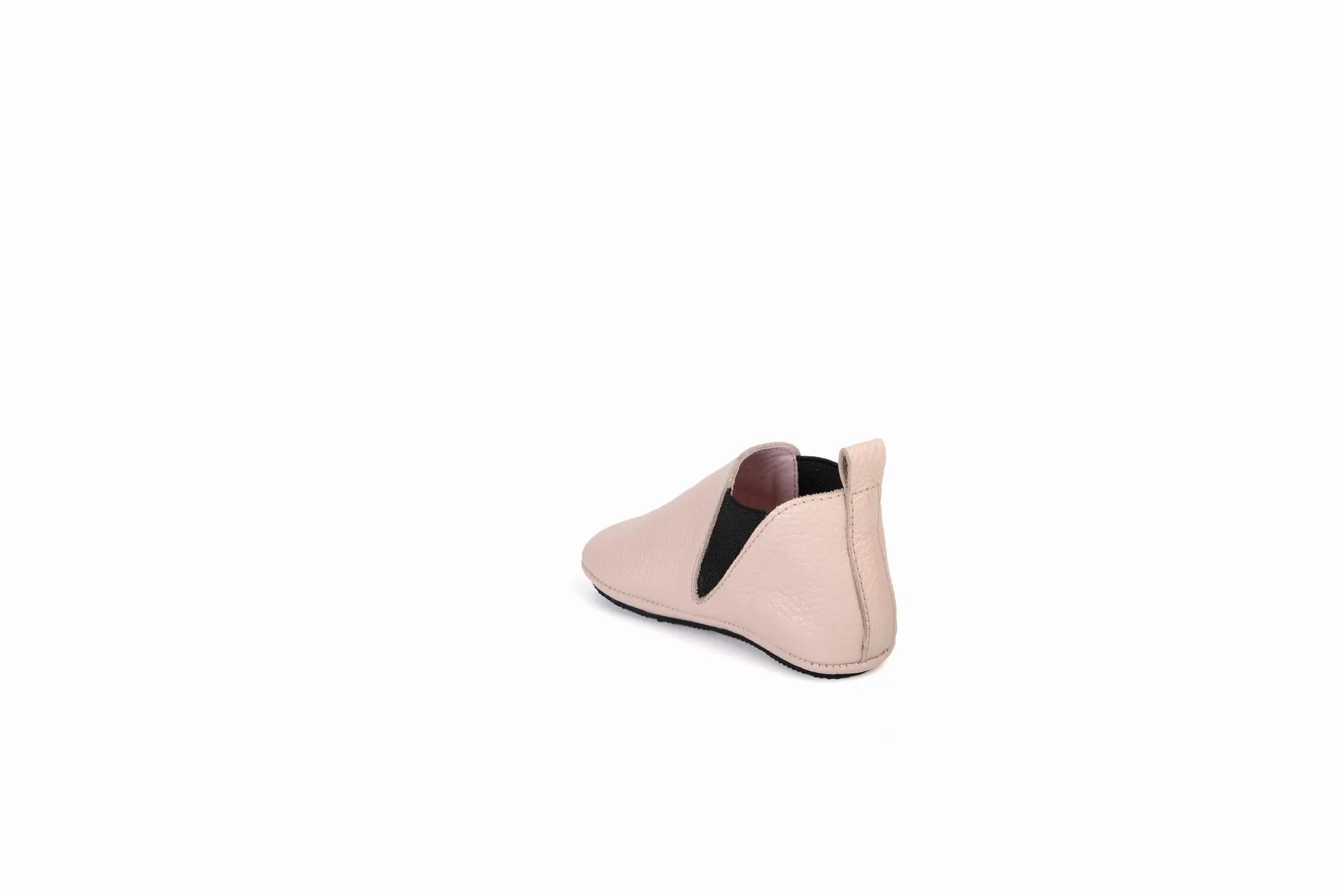 FOOT FEDERATION BABIES' LEATHER SHOE POWDER PINK