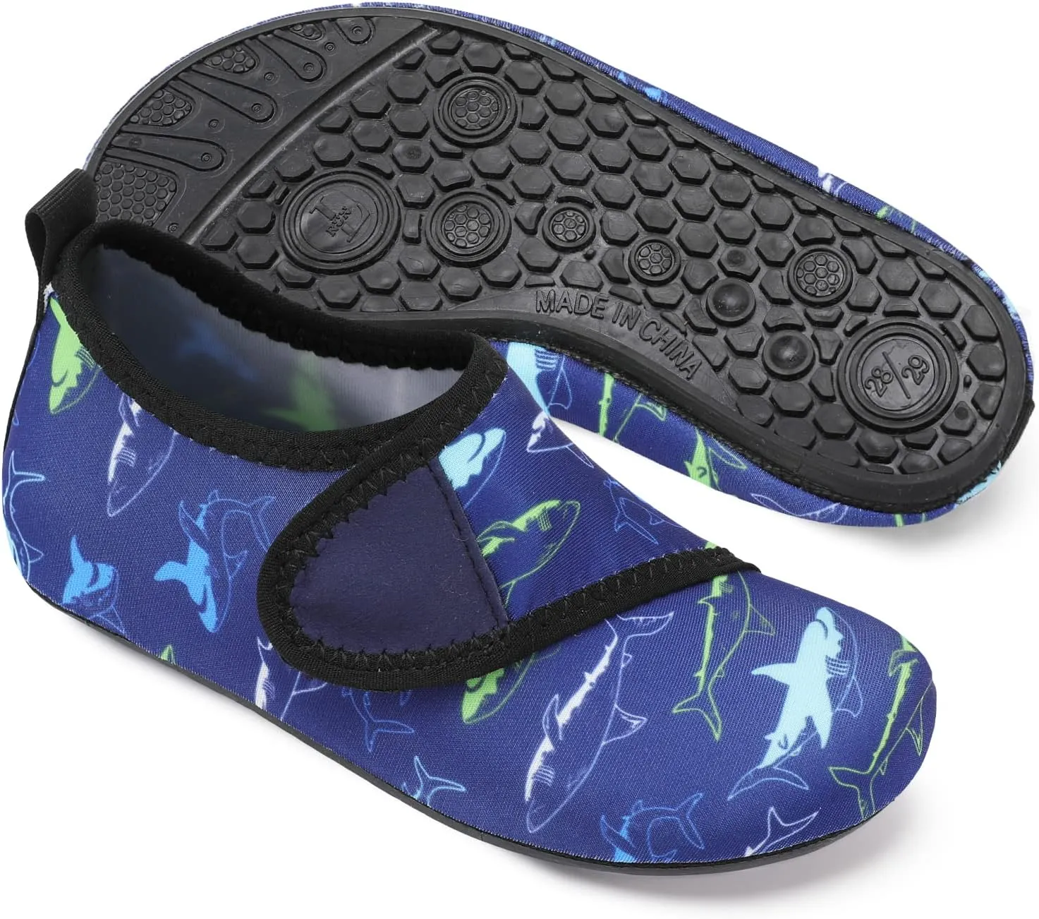 JOINFREE Kids Boys and Girls Swim Water Shoes Toddler Quick Dry Aqua Socks Barefoot Skin Shoes for Beach Sports