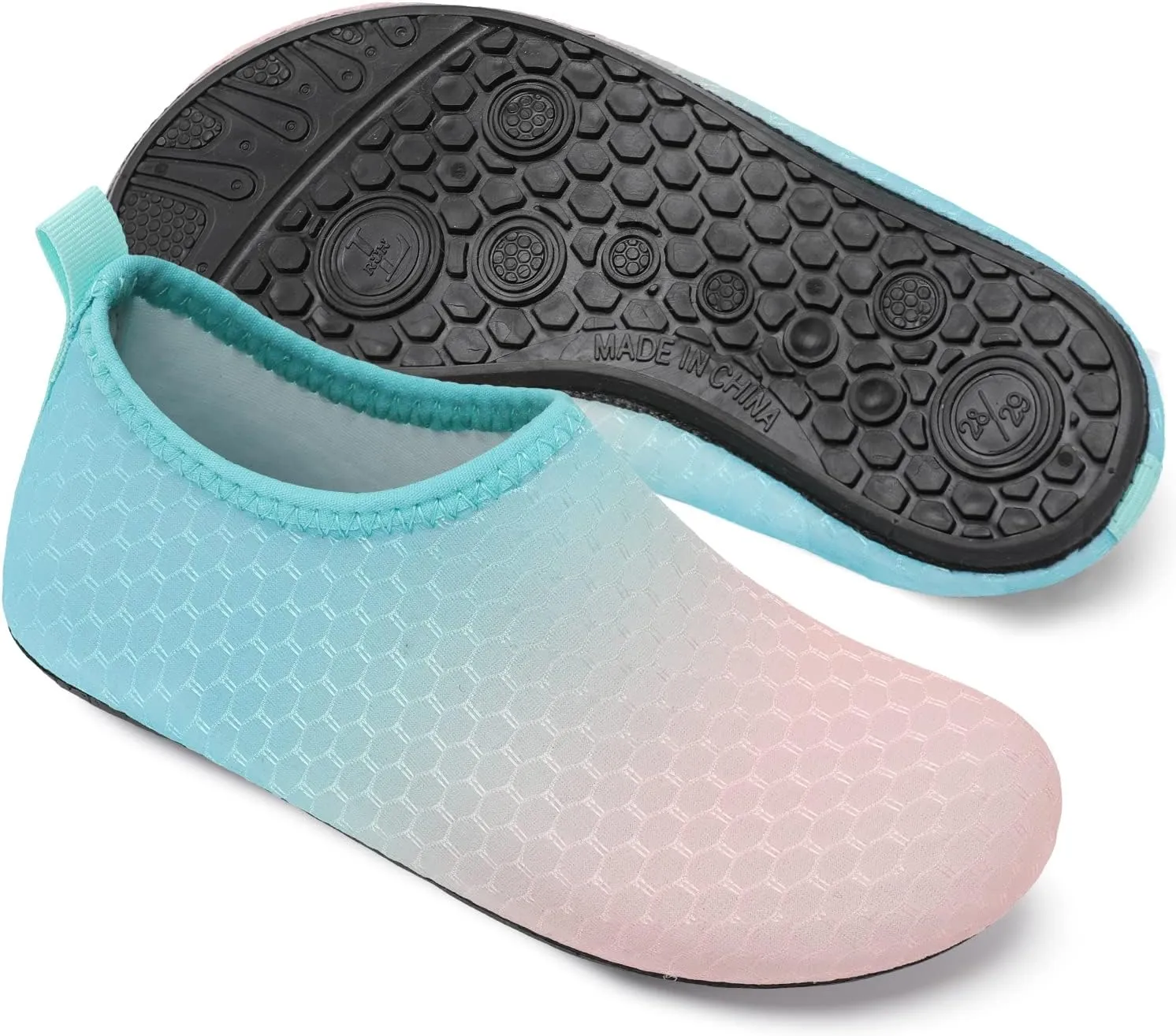 JOINFREE Kids Boys and Girls Swim Water Shoes Toddler Quick Dry Aqua Socks Barefoot Skin Shoes for Beach Sports