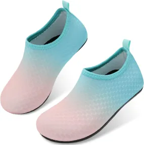 JOINFREE Kids Boys and Girls Swim Water Shoes Toddler Quick Dry Aqua Socks Barefoot Skin Shoes for Beach Sports