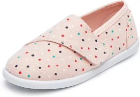 K KomForme Toddler Girls Sneakers Slip On Moccasins Casual Shoes for Toddler/Little Kid/Big Kid