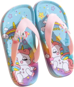 Kids Flip Flop Sandals Boys Girls Slides Beach Pool Water Shoes Bath Slippers