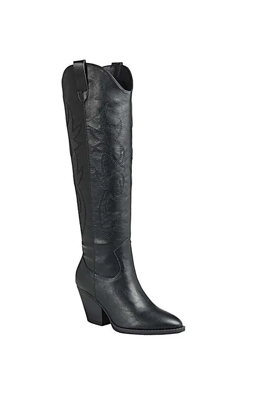Knee High Western Boot