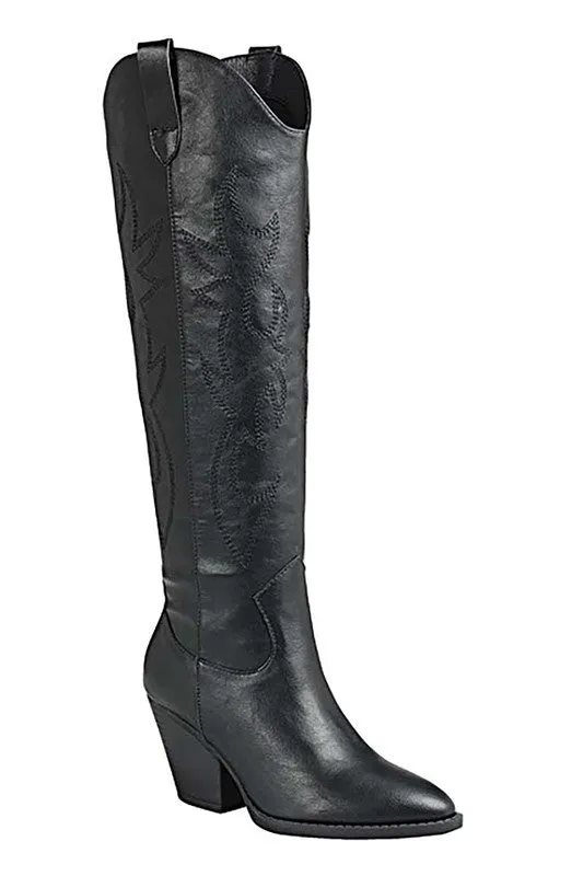 Knee High Western Boot