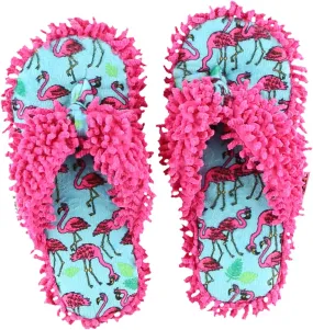 Lazy One Spa Flip-Flop Slippers for Women, Girls' Fuzzy House Slippers
