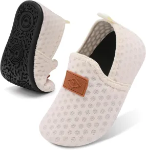 Lefflow Toddler Water Shoes Kids Quick Dry Beach Swim Socks Shoes Baby Non Slip House Slippers