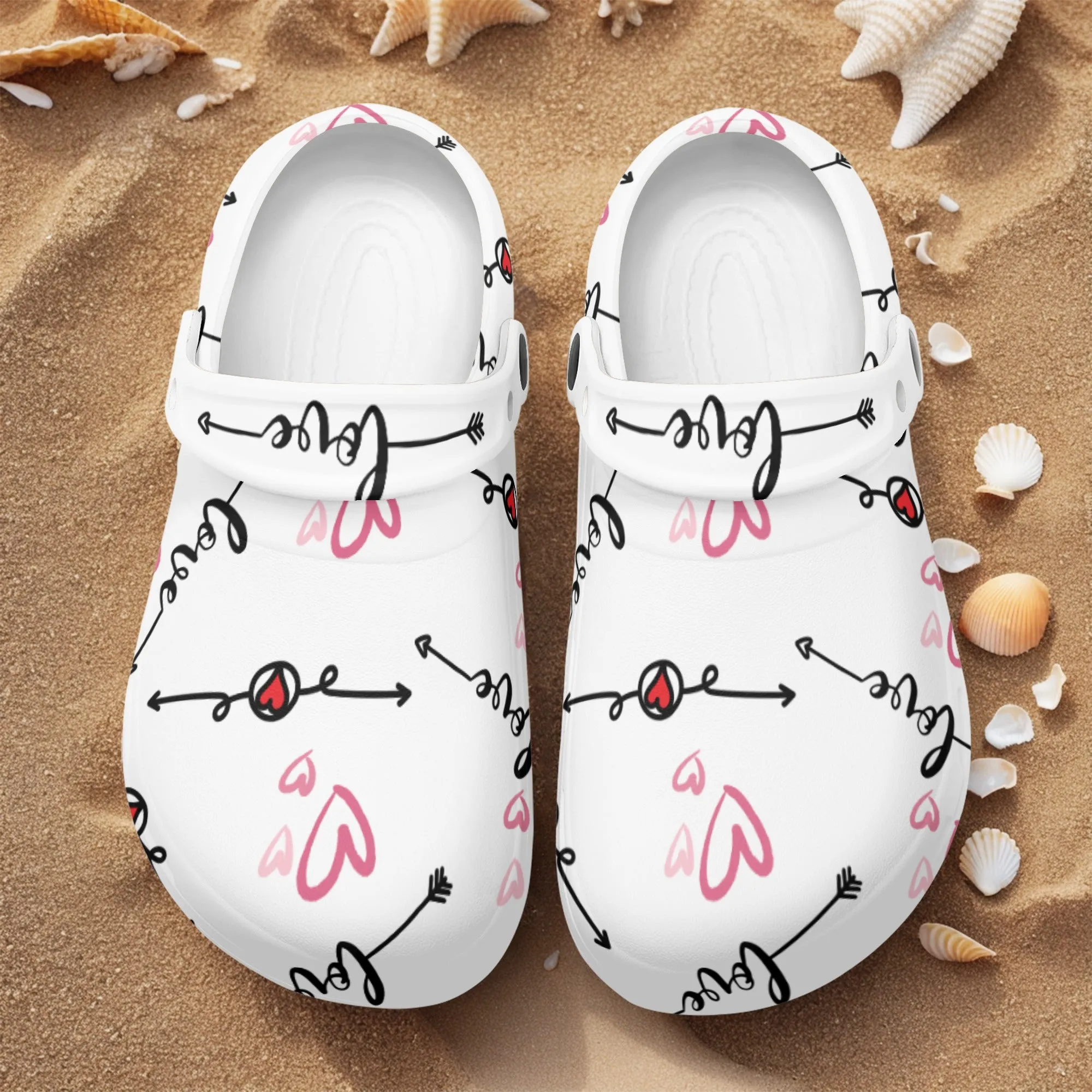 Love in Motion Womens Lightweight Nursing Slip On Clogs