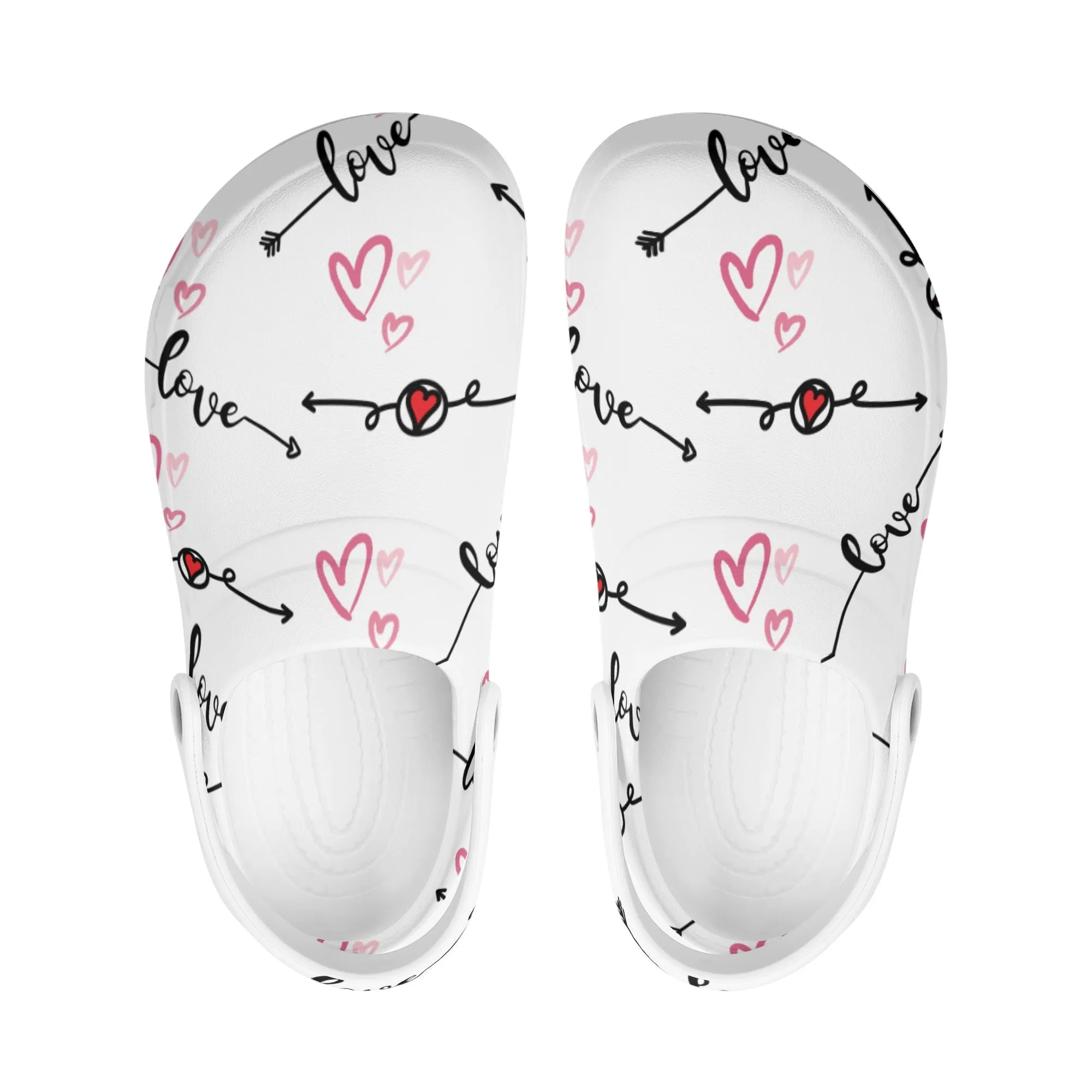 Love in Motion Womens Lightweight Nursing Slip On Clogs