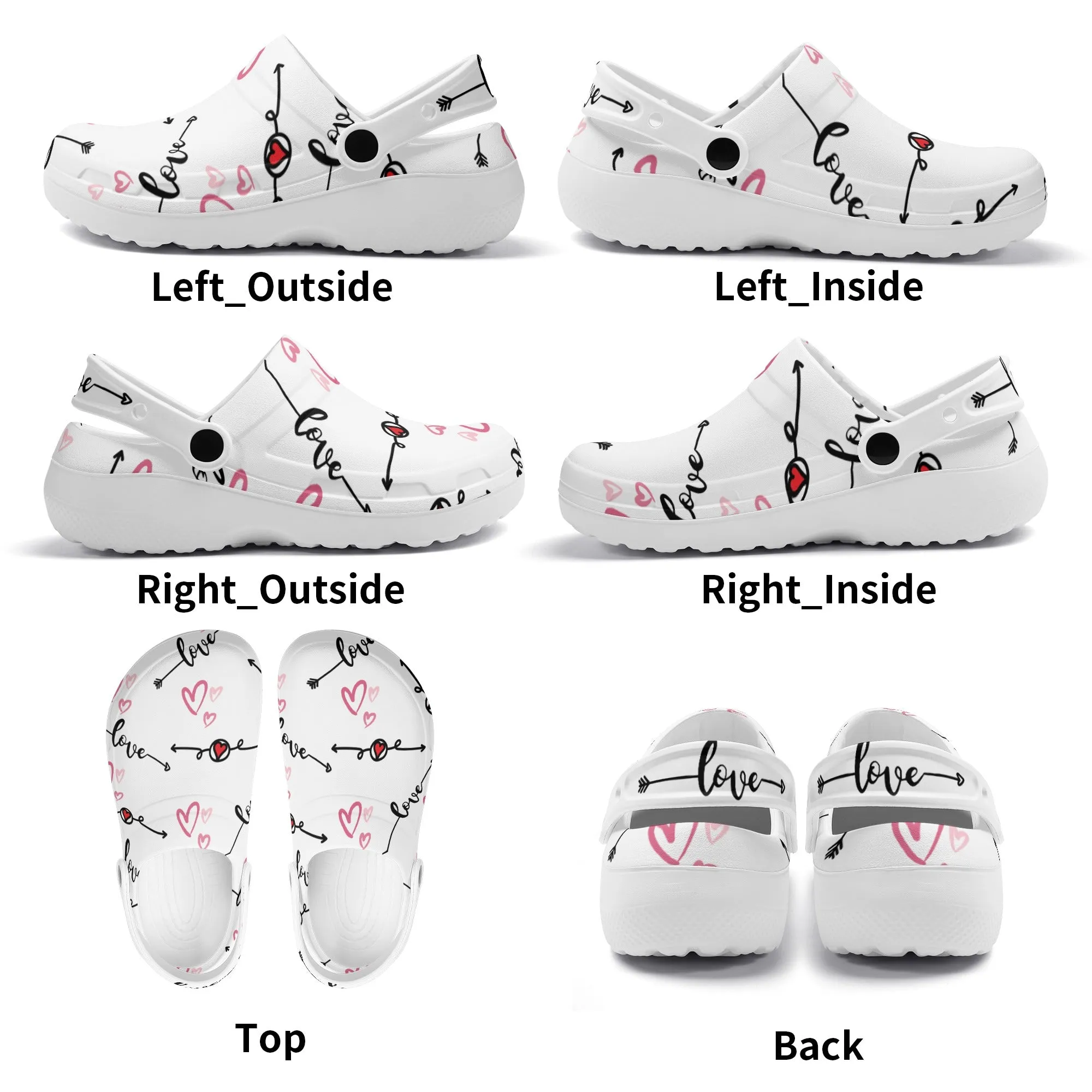 Love in Motion Womens Lightweight Nursing Slip On Clogs