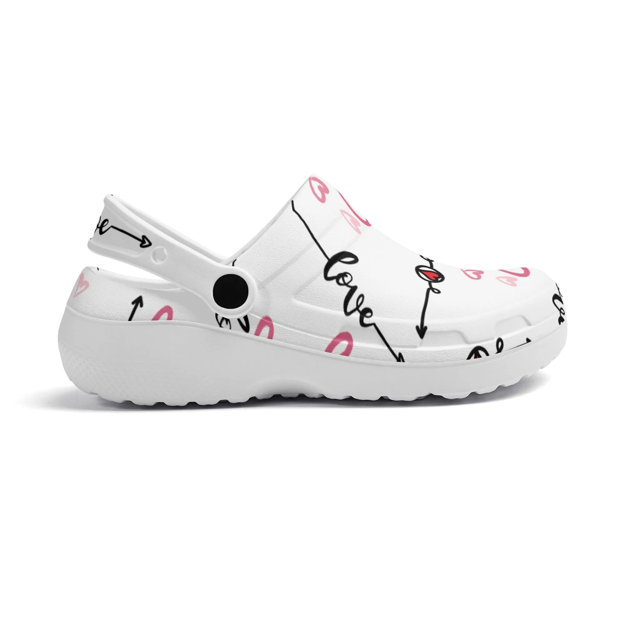Love in Motion Womens Lightweight Nursing Slip On Clogs