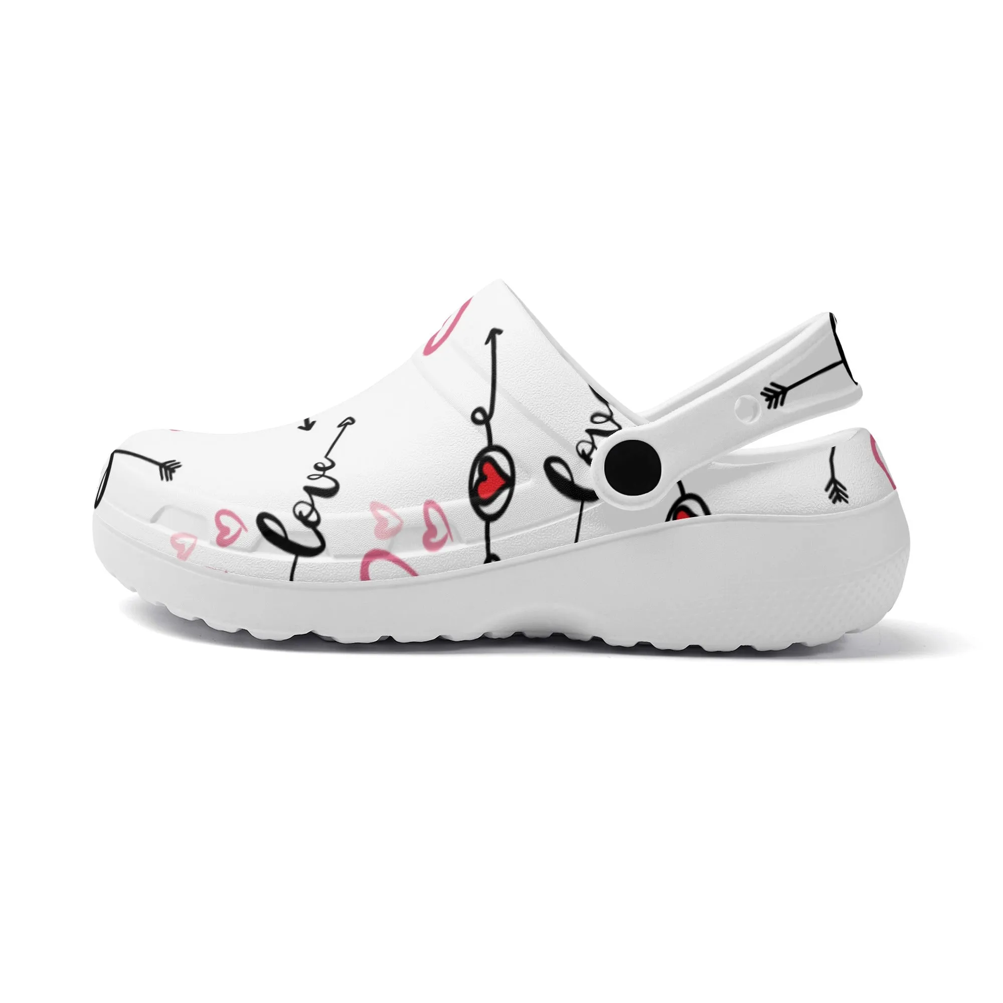 Love in Motion Womens Lightweight Nursing Slip On Clogs