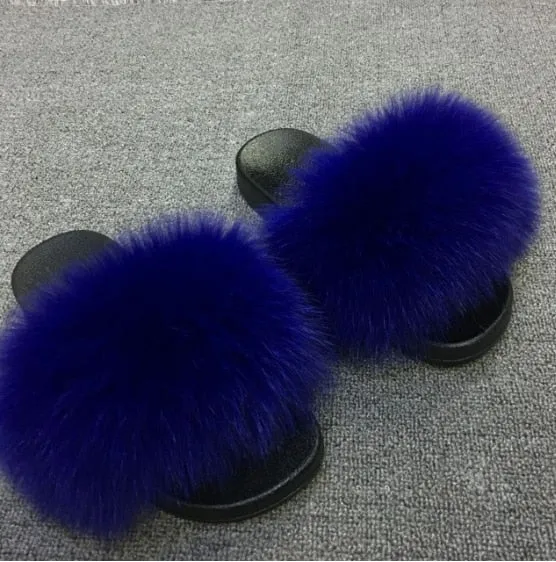 Luxury Faux Fur Slippers