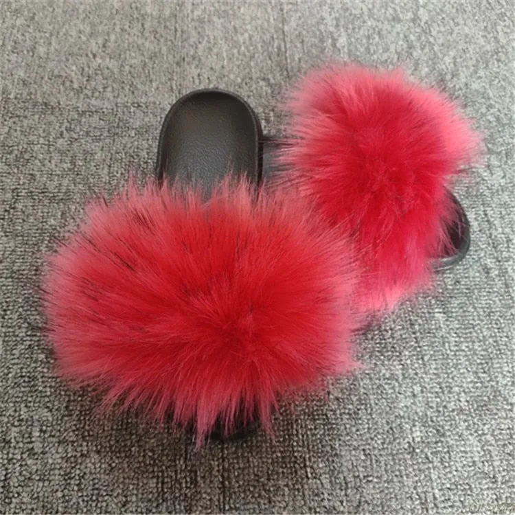 Luxury Faux Fur Slippers