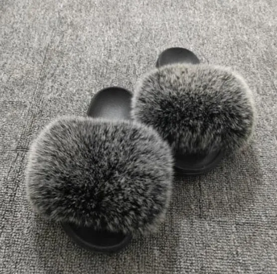Luxury Faux Fur Slippers