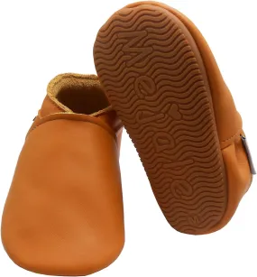 Mejale Baby Rubber Sole Shoes Boy Girl Infant Crawling Toddler Moccasins Leather Walking Anti-Slip Newborn Mini Kids Crib Boots