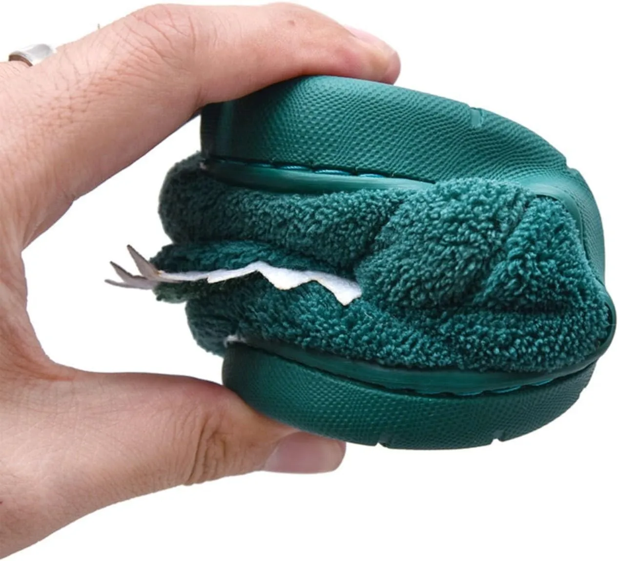 Newborn Baby Cozy Fleece Booties Super 𝐆rippers Winter Dinosaur Slippers Soft Sole Stay On Bedroom House Shoes