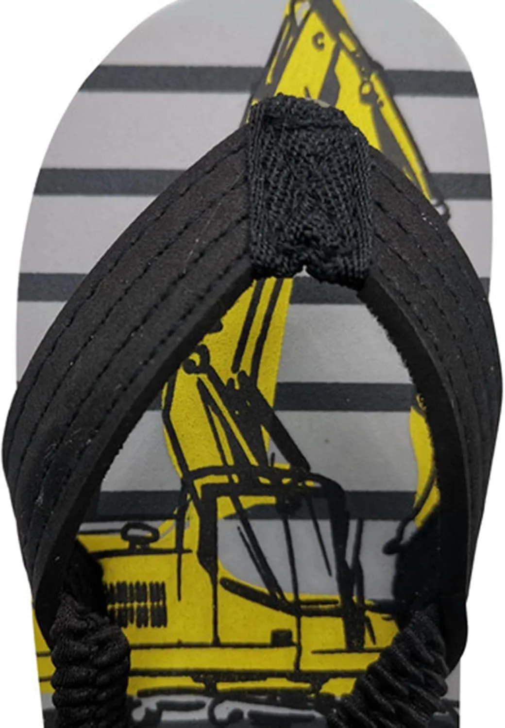 Sandals for Kids & Toddler Summer Shoes Boys Flip Elastic Strap Beach Girls Black Little Girl Flip Flop (Grey, 3-4Years)