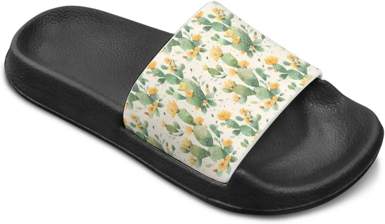 Unisex-Child Beach Slides Comfort Slide Sandals Slip Resistant Slippers for Indoor Outdoor Water Shoes Flip Flop