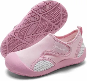 WateLves Wide Toddler Water Shoes Kids Quick Dry Barefoot Shoes Girls Boys Aqua Athletic Sneakers for Beach Hiking Swim Kayak Sport Accessories, Camping Essentials