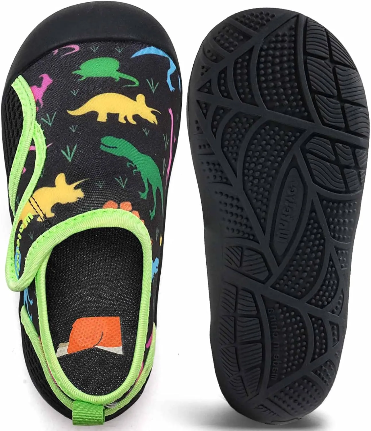 WateLves Wide Toddler Water Shoes Kids Quick Dry Barefoot Shoes Girls Boys Aqua Athletic Sneakers for Beach Hiking Swim Kayak Sport Accessories, Camping Essentials