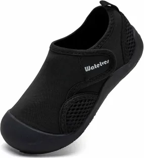 WateLves Wide Toddler Water Shoes Kids Quick Dry Barefoot Shoes Girls Boys Aqua Athletic Sneakers for Beach Hiking Swim Kayak Sport Accessories, Camping Essentials